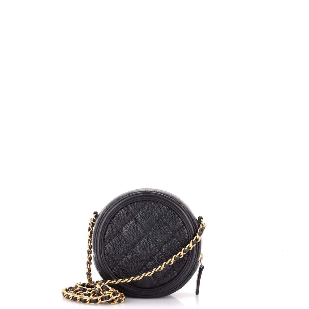 Chanel Filigree Round Clutch With Chain #243938C26B - Picture 4 of 6